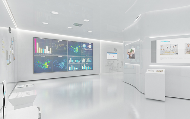 聯(lián)新智慧醫(yī)療展廳設計